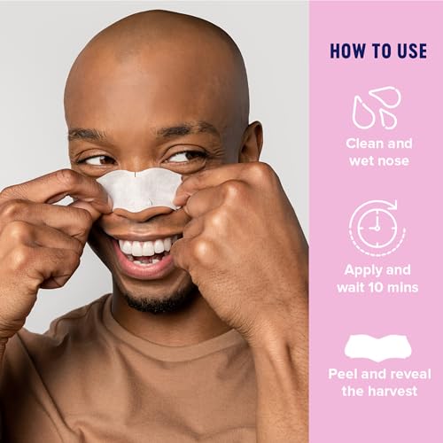 image for Bioré Nose+Face Blackhead Remover Strips, Deep Cleansing Strips for N