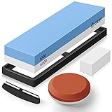 UUP Whetstone Knife Sharpening Stone, Professional Knife Sharpener Kit Premium Whetstone Sharpening