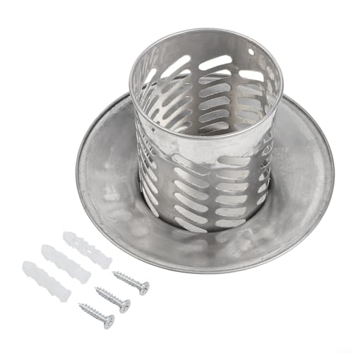 Caswynlife Tapa de chimenea de acero inoxidable 304 con diseño de paraguas para protección contra la lluvia, la nieve y los escombros, se adapta a rejillas de ventilación de techo, tuberías y