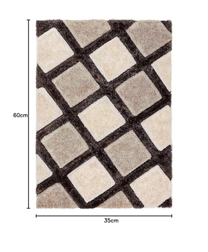 Image of Shaggy Carpet for Home 8X11 FEET Ultra-Soft, Thick, and Stylish Shag Texture Ideal for Living Room, Bedroom, or Office - Easy to Clean and Perfect - Charcoal,