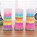 20/60Pcs Rainbow Colors Pen Refills Quick Drying Gel Pen Refills Smooth to Write Fine Point 0.8mm
