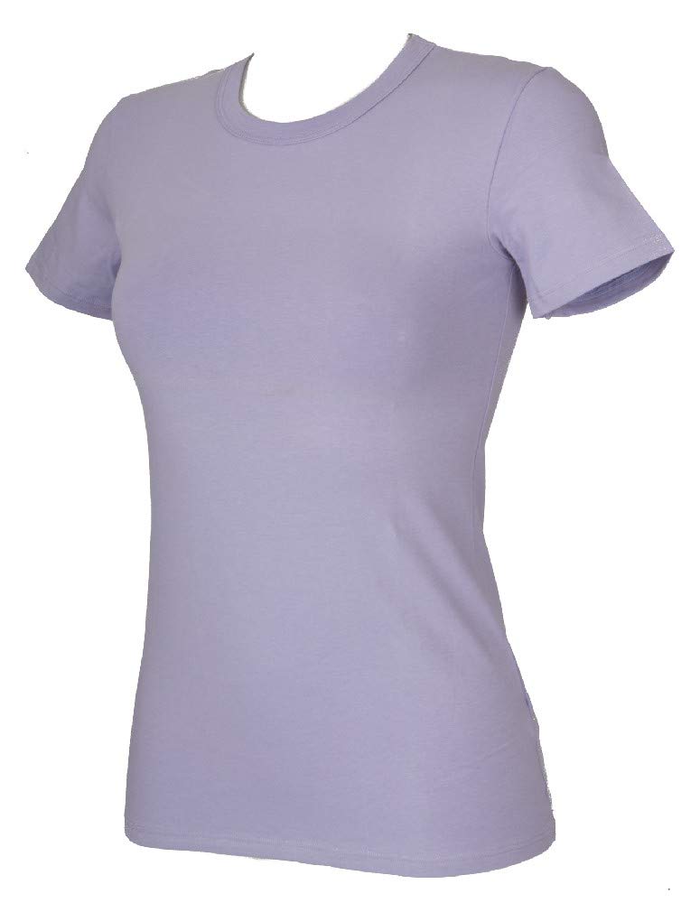 Dolce & Gabbana T-Shirt Maglietta Donna Manica Corta Girocollo Cotone D&G Articolo N91107, F1992 Violet, I 4 - EU XL - USA L - UK L - F 44