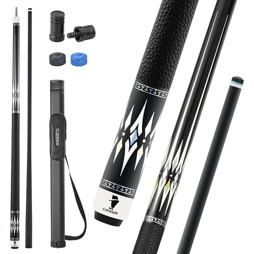 Carbon Fiber Pool Cue Stick Case, 2pieces 58inch Low