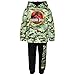 Jurassic World Jurassic Park Toddler Boys Fleece Pullover Hoodie and Pants Outfit Set Camo Black/Green 3T