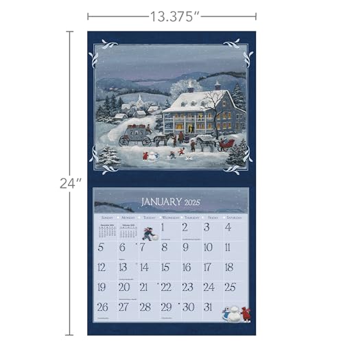 LANG-Lang-Folk-Art-2025-Wall-Calendar-25991001922 LANG Lang Folk Art 2025 Wall Calendar 25991001922