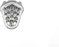 Vista 2 de GUAIMI 12 LED Claro/Lente Humo Centro Luz Piloto Luz Parabrisas 3rd Ojos para YZF-R6 2006-2007 -Transparente