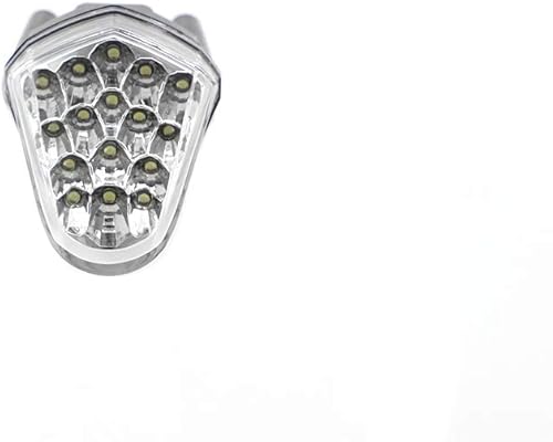 Miniatura 2 de GUAIMI 12 LED ClaroLente Humo Centro Luz Piloto Luz Parabrisas 3rd Ojos para YZF-R6 2006-2007 -Transparente