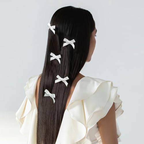 Ayesha Pack 25 Pinzas Blancas para Cabello miniatura 3