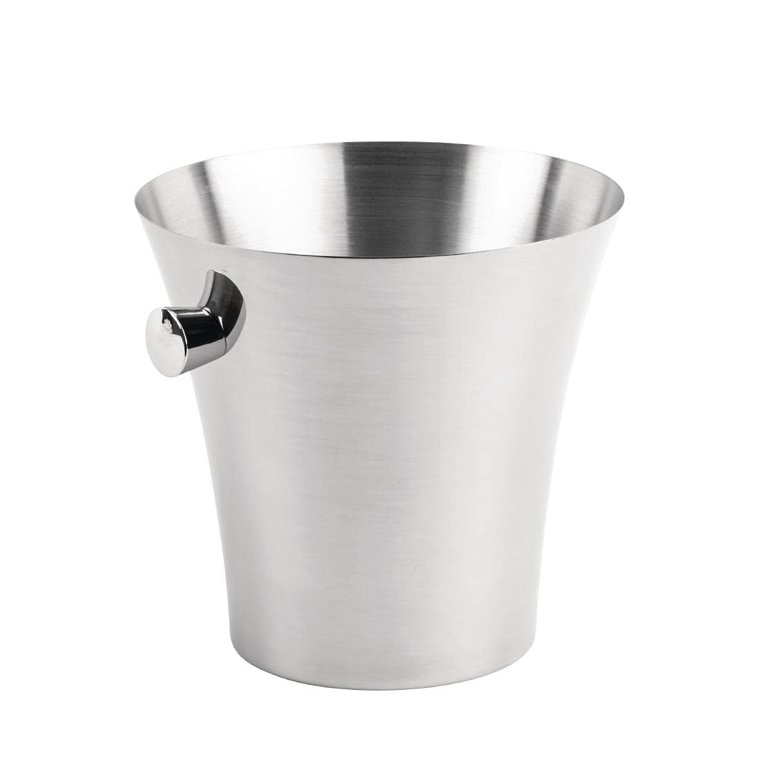 Olympia Seau à vin avec poignées, acier inoxydable massif, 210 (Ø) mm x 230 (H) mm, design évasé pouvant contenir plus de glace, pour bar, restaurant et usage domestique, DR594