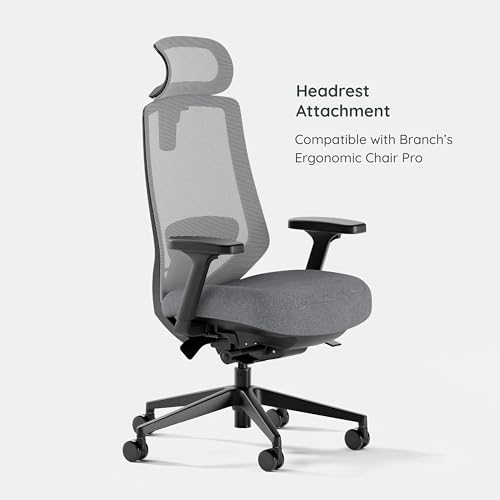 Image of Branch Adjustable Ergonomic PRO Headrest Attachment | Only Compatible with The Ergonomic Chair PRO, Experience Optimal Comfort and Support, Boulder