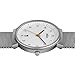 Braun Mens 3-Hand with Date Analogue Quartz Watch, White Dial and Steel Milanese Mesh Strap, 40mm Stainless Steel Case, Model BN0032WHSLMHG.
