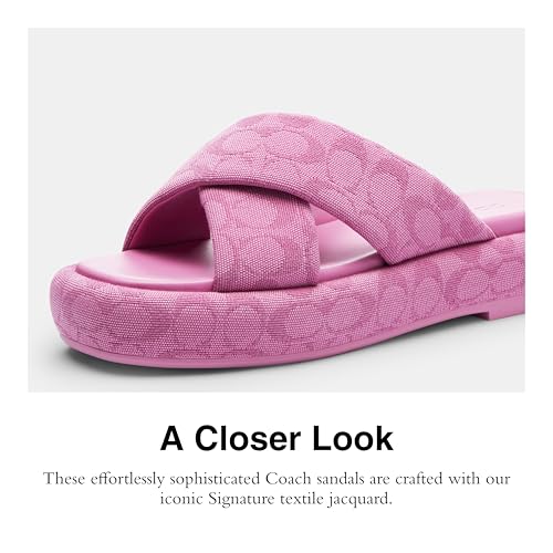 Coach Women's Penelope Signature C Sandal Platform4