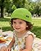 Amamcy Cute Baseball Cap Hat with Ears for Boys Green Peaked Cap Bucket Hats Docker Caps Funny Costume Caps Fisherman Hat