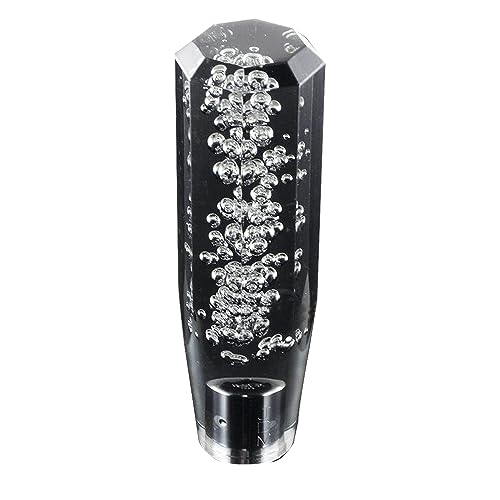 W-POWER JDM Universal VIP Shift Knob Stick Diamond Crystal Transparent Bubble Throw Gear Shifter