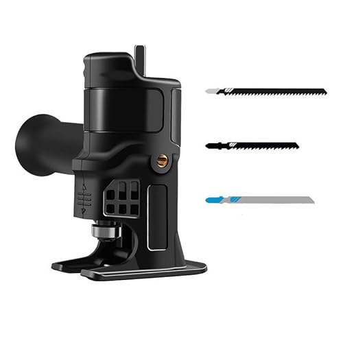 小型マイターソー変換ヘッド小型ユニバーサル 電動ドリルから糸鋸、サーベルソー変換ヘッド 家庭用電動鋸 小型木工鋸 万能手持ちレシプロソー 多機能オプションのこぎり変換ヘッド 金属切削木材切削工具ドリルビット動力工具多目的家庭用
