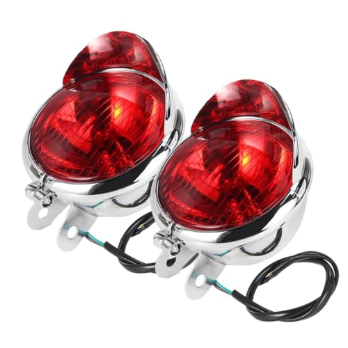 Phare de moto pour Touring Sportster XL feux antibrouillard rouges 1 paire