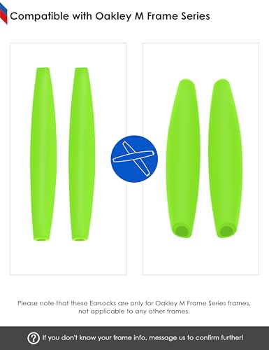 Image of BLAZERBUCK Replacement Earsocks for Oakley M Frame Series Sunglasses
