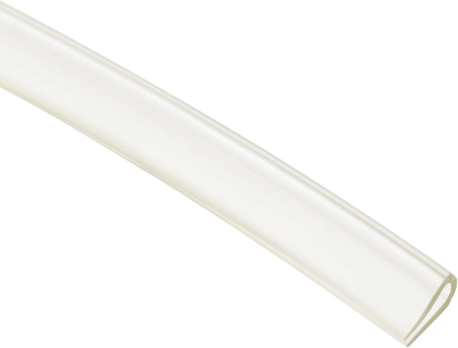 sourcing map Trim Seal, PVC U-Seal Channel Edge Protector Sheet, Fits 1.5-2mm Edge 1Meter/3.82Ft Length, 0.24" Height Transparent