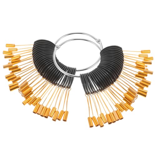 OATIPHO Hair Sample Rings Set 30 Pieces Human Hair Color Buckles for Salon Hairdressing Testing and Dyeing Practice Accessories