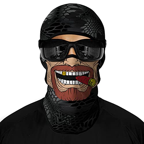 Image of 3D Balaclava Ski Mask Motorcycle Full Face Mask Outdoor Tactical Hood Headwear Mask Ghosts Skull Mask Men Women for Halloween