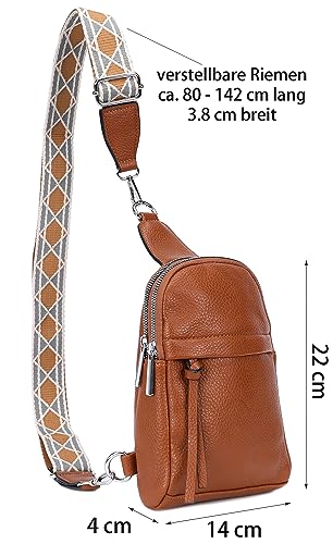 Brustbeutel Irisaa Sling Bag Damen Umhängetasche für Reisen und Freizeit