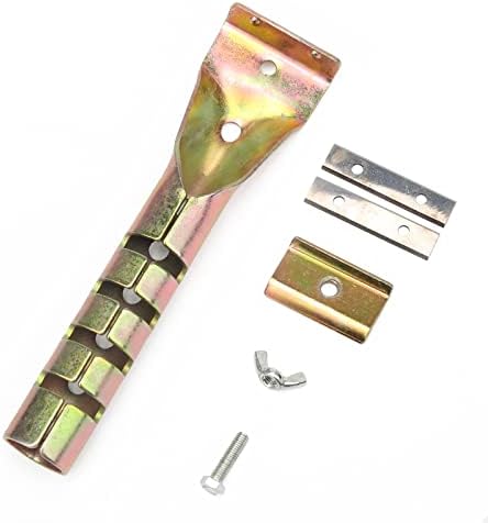 Paint Scraper, Heavy Duty Alloy Scraper with 2PCS Double-Sided Scraper Accessories for Removing Grout, Paint, Glue, Rust