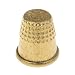 Vintage Stainless Steel Thimble for Knitting - Small Metal Finger Protector for Quilting - Safety Hand Thimbles for Sewing