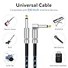 Tomorotec 3-Pack 3m (10ft) Braided Guitar Cables for Electric Guitar, Bass, Microphone, Speaker, Mixing Console, 6.3mm (1/4") Interface Instrument Cables with Durable Copper & PE Build #1