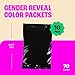 Chameleon Colors Blue Gender Reveal Powder - Individual Easy-Open Bags of Blue Color Chalk Powder with Blackout Packaging - for Photography, Baby Boy Gender Reveal and More - 10 Pack of 70g Bags
