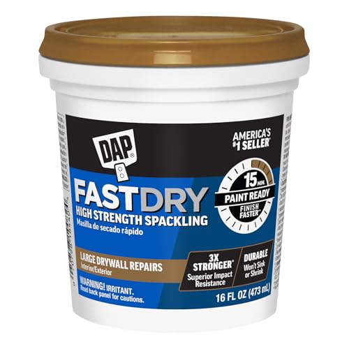 DAP Fast Dry Premium Spackling, Off White, 16 Oz (7079818440)