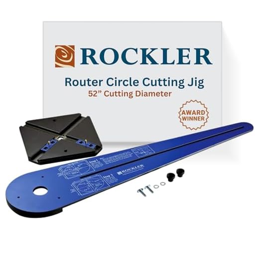 Silverline Tools Rockler 814797 Ellipse/Circle Router Jig