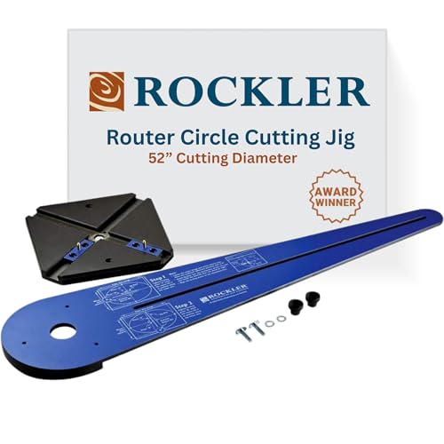 Rockler Ellipse Router Circle Cutting Jig – Easy to Use Circ...
