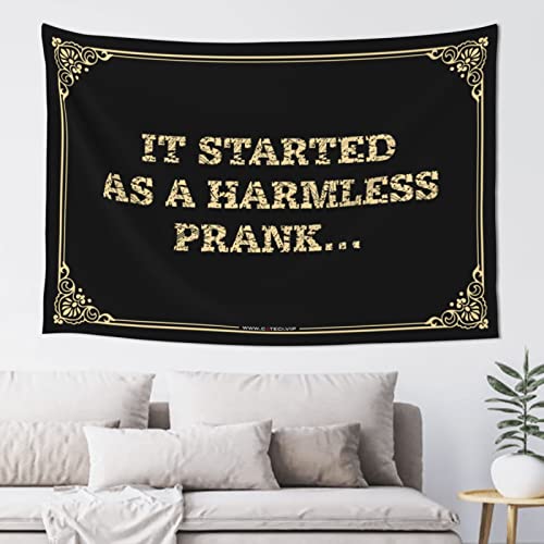 �������낢�A�E�g�h�A�f�R���[�V���� It Start As A Harmless Wank�c�^�y�X�g���[ �o�[ �X�^�b�t�p �j���̓��A �Ǌ|������(75X100cm)
