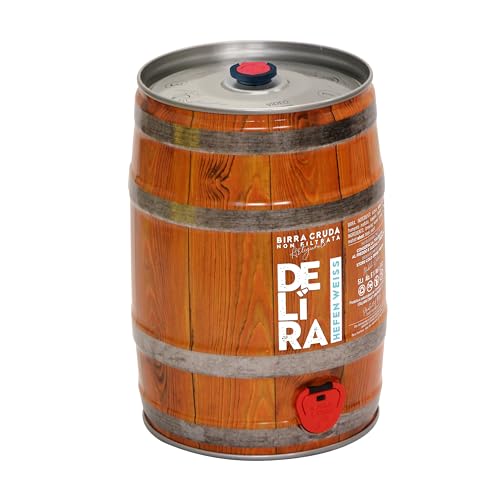 Birra Artigianale Cruda Italiana DELìRA Weiss - Fusto 5 Litri - Prodotta da I.C.B. Italian Craft Brewery (1)
