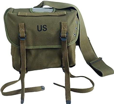 M1961 Bag M1956 Butt Pack Bag with Straps US Vietnam Era Canvas 