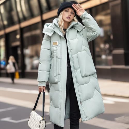 Blouson épais doudoune coupe-vent zippé au design géométrique et moderne