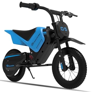 EVERCROSS EV05M Electric Motorcycle for Kids, 150W Kids Ride On Motor-cycle, 8/16 km/h Speed Modes & 15 km Long-Range Electric Motorcycle, 12'' Moto Cross for Children