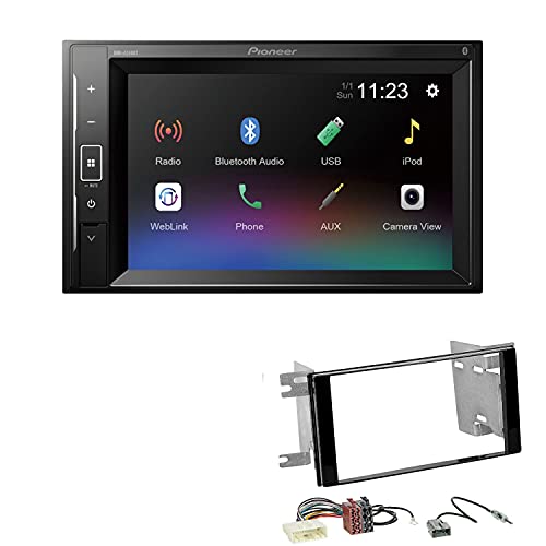 Pioneer DMH-A240BT 2-DIN Autoradio Bluetooth USB passend für Subaru Impreza 2007-2012 Klavierlack schwarz