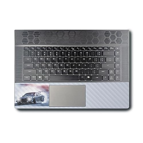 Image of MightySkins Carbon Fiber Skin Compatible with Alienware X16 R1 (2023) Full Wrap Kit - Drift | Protective, Durable Textured Carbon Fiber Finish | Easy to Apply & Change Styles | Made in The USA