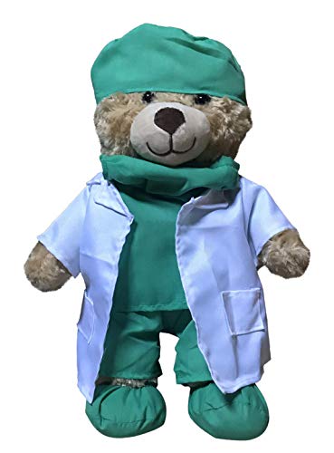 ZZZ Bears Doctor & Nurse Teddy Bear Plush Toy to Protect and Cuddle at Bedtime (Doctor)
