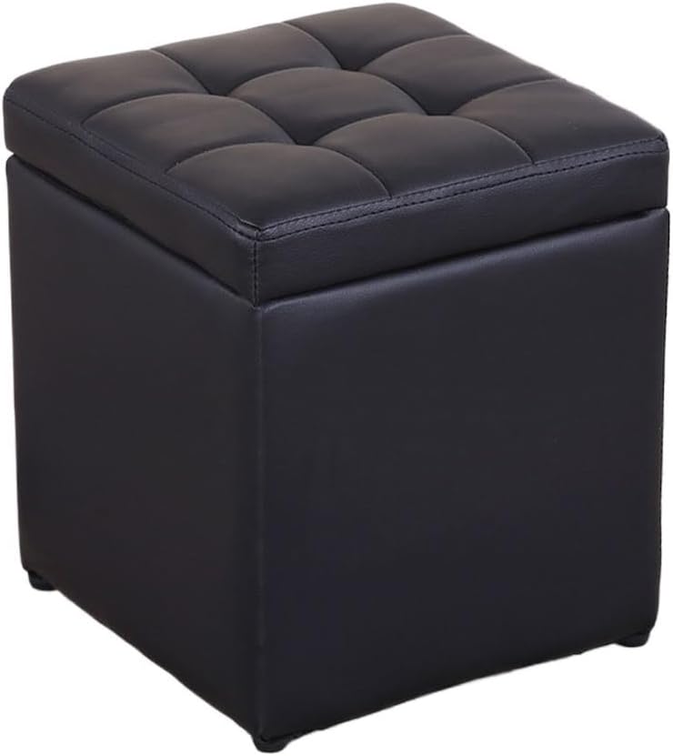 Storage Stool Leather Pier, Doorstep Shoe Changing Storage Stool(OneColor)