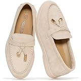 Project Cloud Girls Loafers 100% Genuine Leather Kids Shoes - Lightweight & Slip Resistant Girls Dress Shoes - Memory Foam Insole Girls Shoes Loafers (Little_IRIS,LTSANDSDE,6)