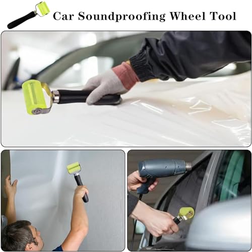 Pressure Roller, 2 Pieces Pressure Roller, Car Sound Insulation Pressure Roller, Professional Silicone Roller - Image 3