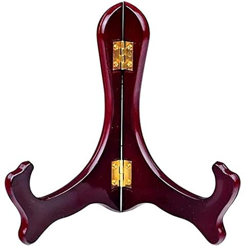 Onwon Wooden Easel Mahogany Finish Display Stand (7 inches) Cover