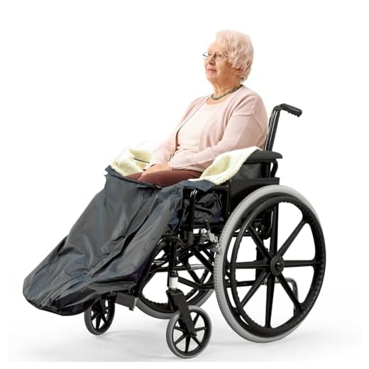 Rollstuhlnetz mit Innenfutter Einkaufsnetz für Rollstuhl , schwarz 2 Bramble - Fleece Gefütterte Schlupfsack für Rohlstuhlfahrer, Rollstuhldecke mit Innentasche - Robust, Wasserdicht & Wetterfest