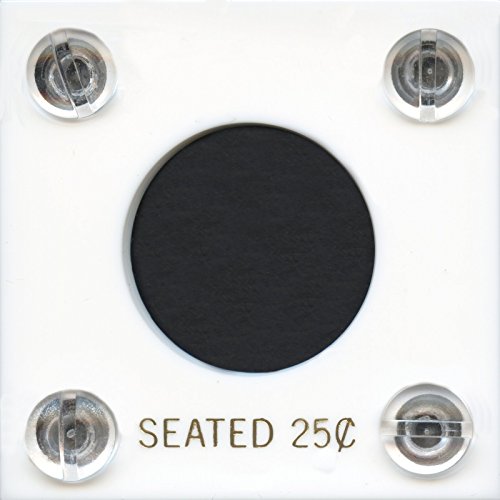 Porta monedas plástico acrílico 3 paneles 2x2 pulg blanco miniatura 1