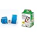 Fujifilm Mini 9 Accessory Kit Cobalt Blau & Instax Mini Instant Film, Weiß, Doppelpackung