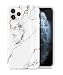 GVIEWIN Marble iPhone 11 Pro Max Case, Slim Thin Glossy Soft TPU Rubber Gel Phone Case Cover Compatible iPhone 11 Pro Max 6.5 Inch 2019 Release (White/Gold)