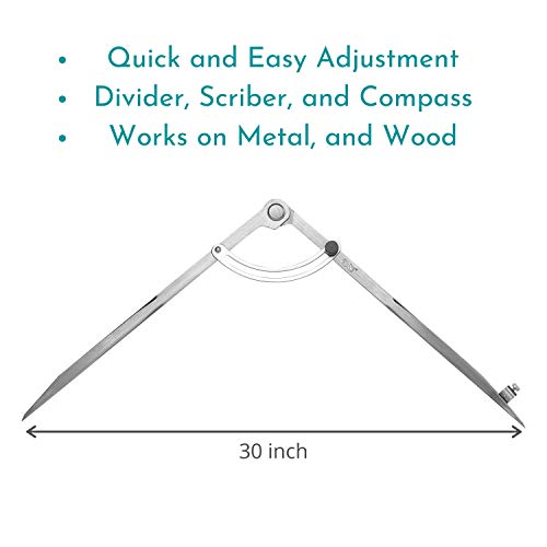 Mr. Pen Professional Large Compass for Woodworking, 12 Inch Compass