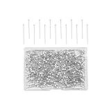 500 PCS Sewing Pins, Ball Glass Head Pins, 1.5 inch Straight Pin, Ball Head Quilting Pin, Straight Pin for Fabric (White)